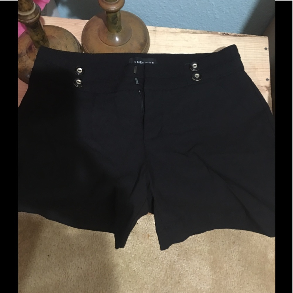 Black stretch shorts